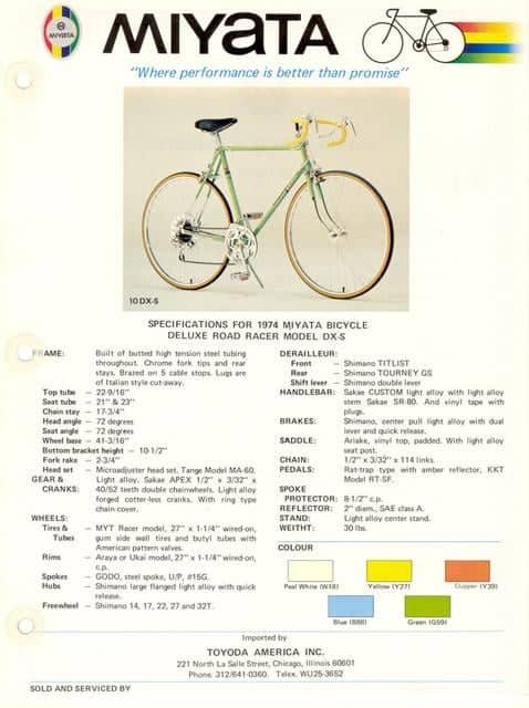 miyata japanese bicycle