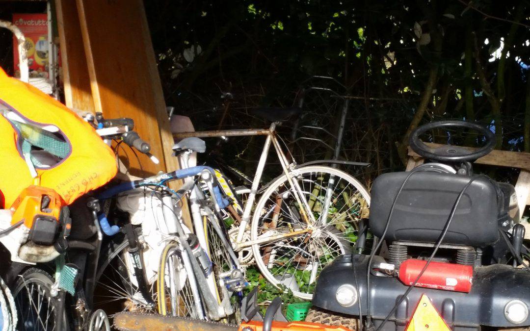 Poor Old Peugeot in a Barn